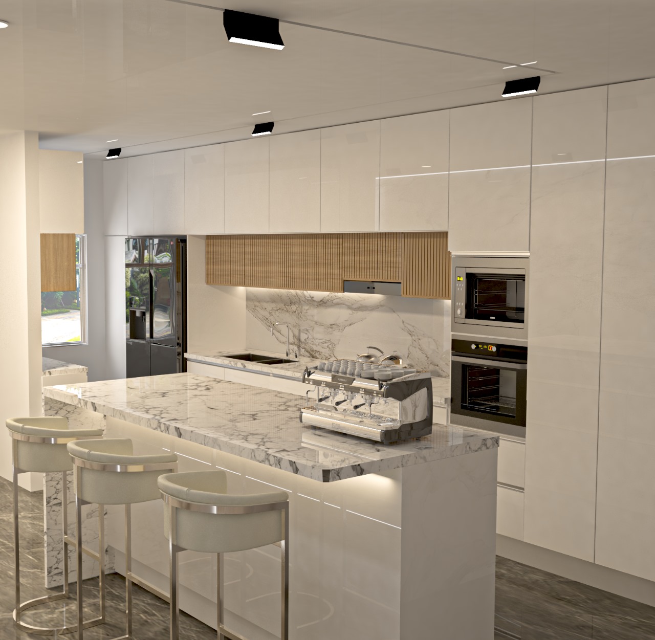 Modern Kitchen & Shop Drawing Details